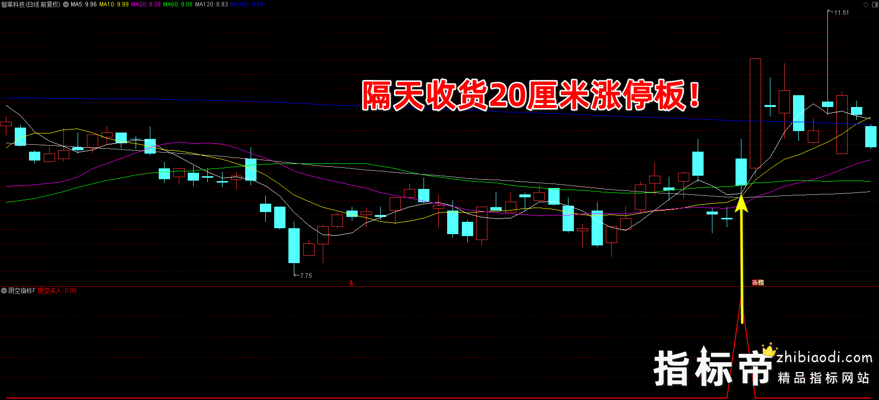 阴线跳空指标