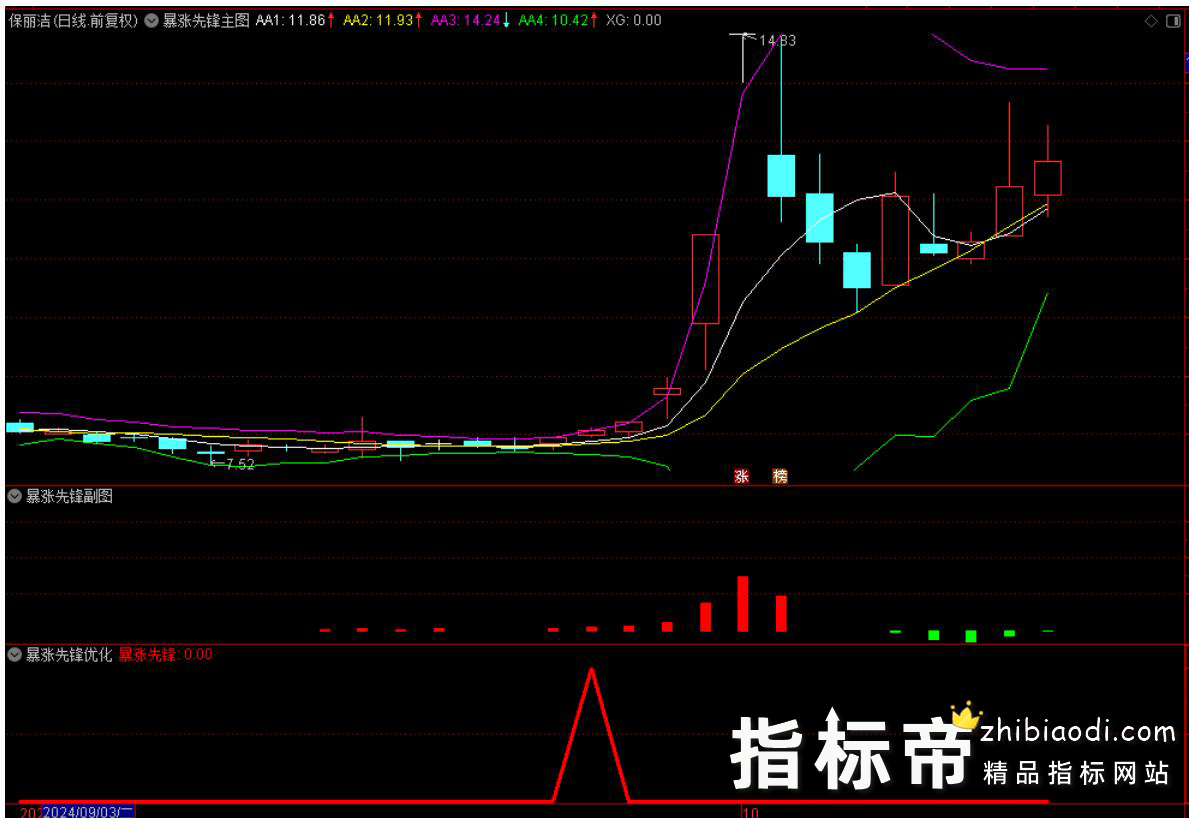 暴涨先锋指标