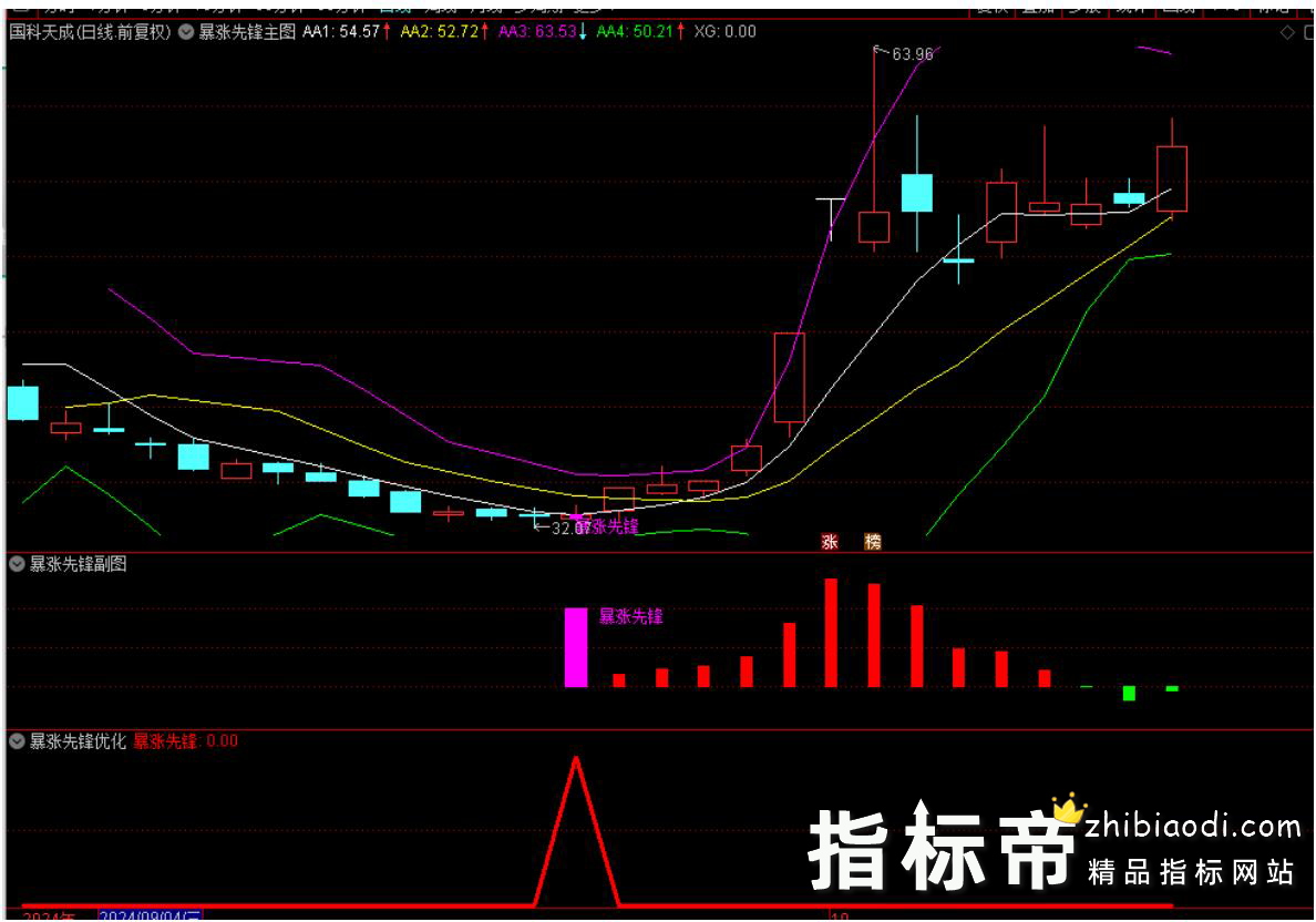 暴涨先锋指标