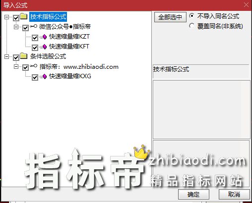 快速缩量缩K指标
