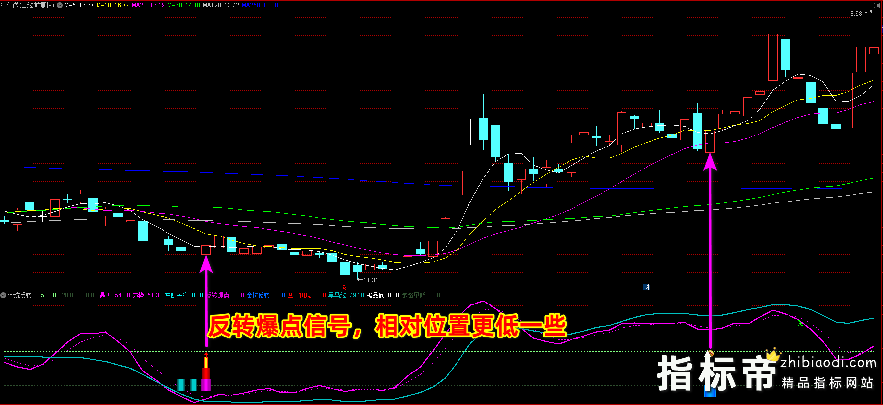 金坑反转指标