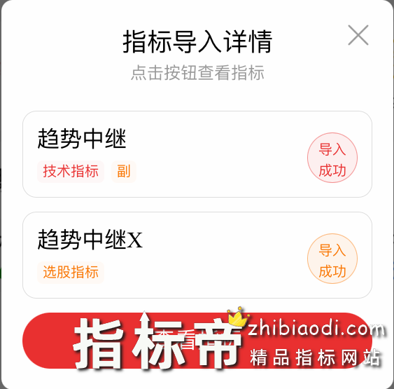 趋势中继指标