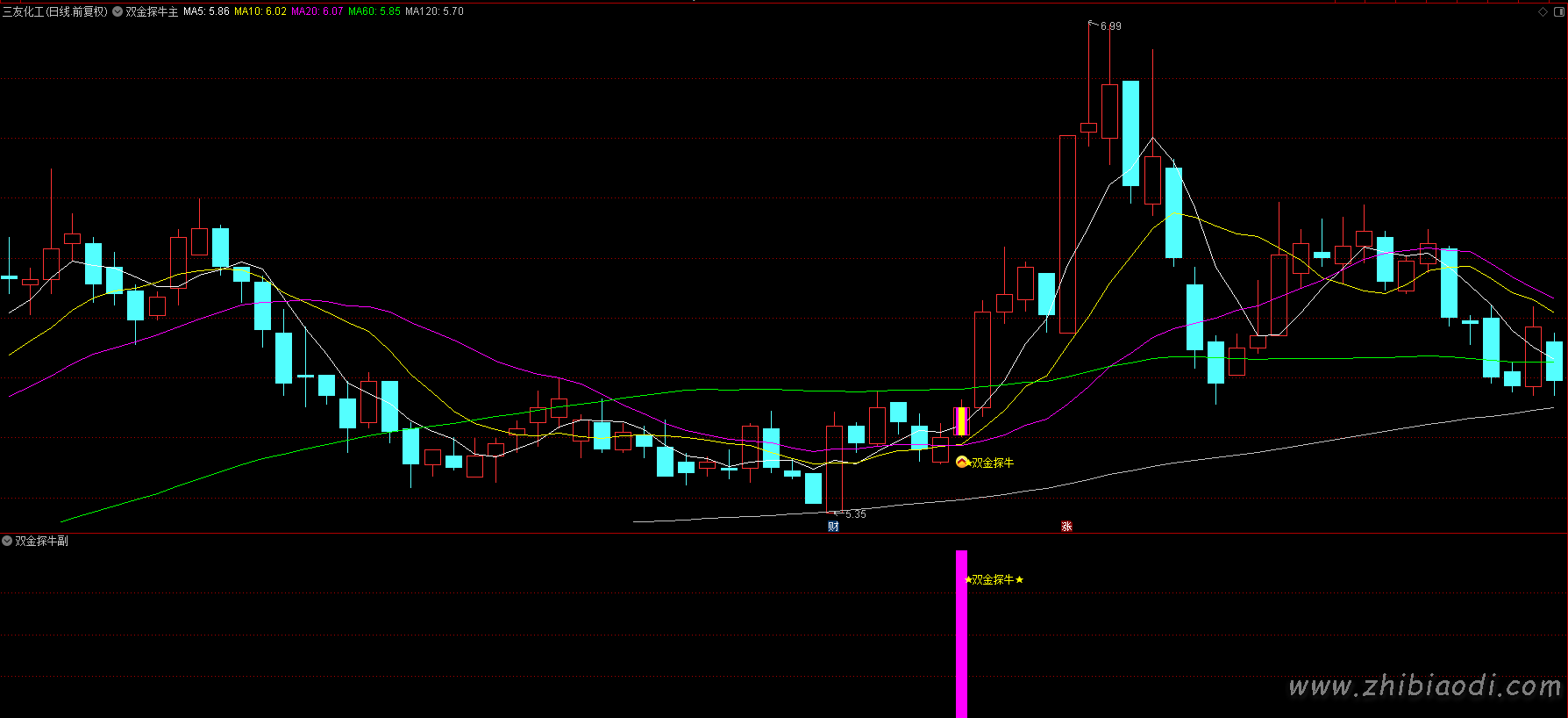 双金探牛指标