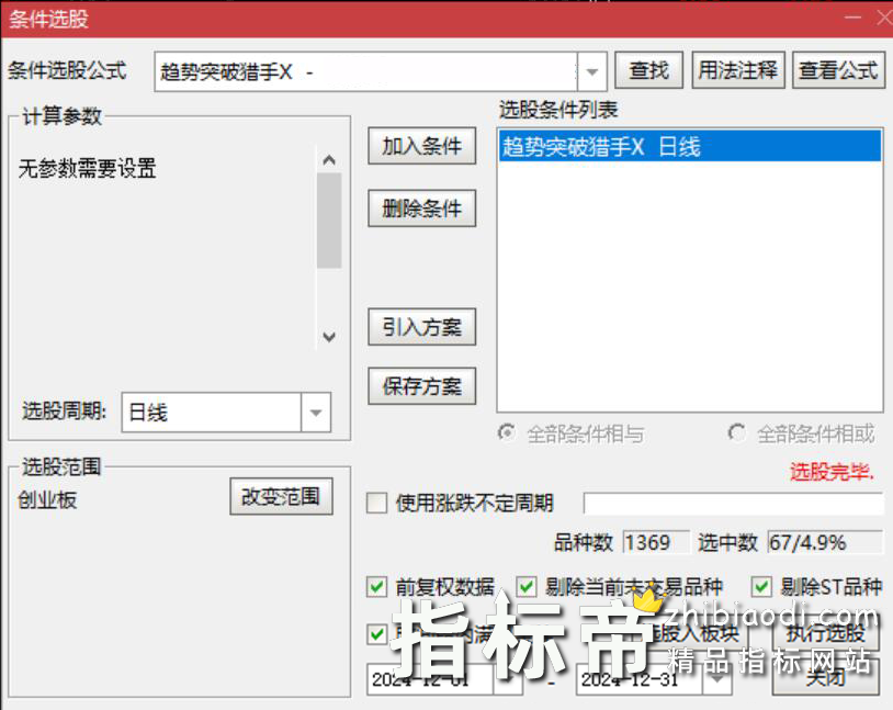 趋势突破猎手指标