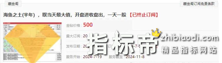 海鱼之土指标