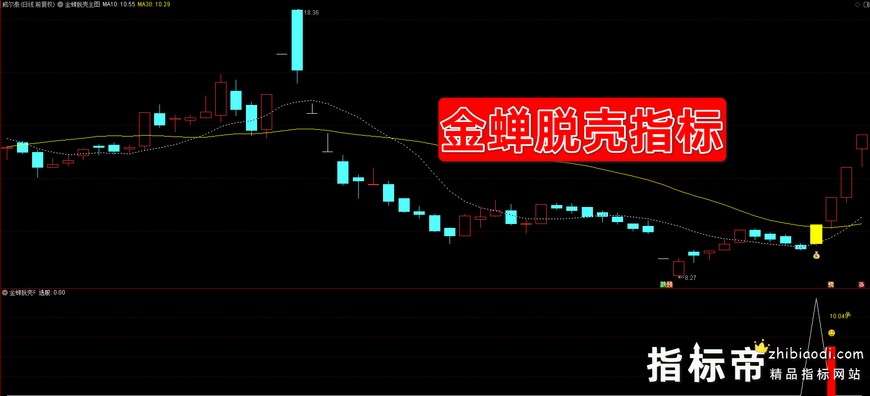 金蝉脱壳抄底指标