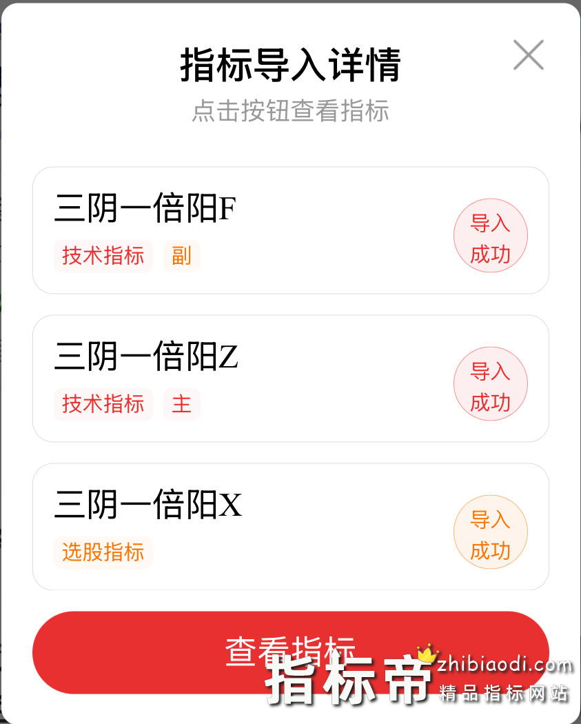 三阴一倍阳指标