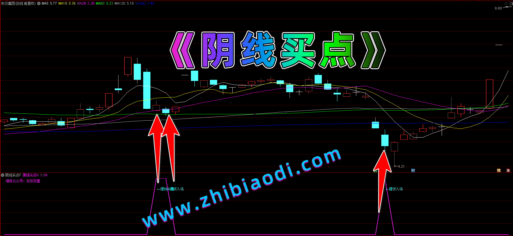 阴线买点指标