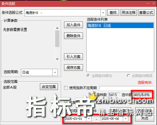 海底针指标