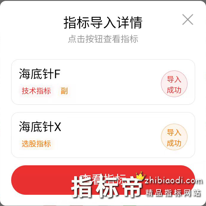 海底针指标
