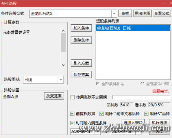金龙抄底钻石坑指标