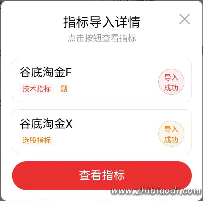 谷底淘金指标