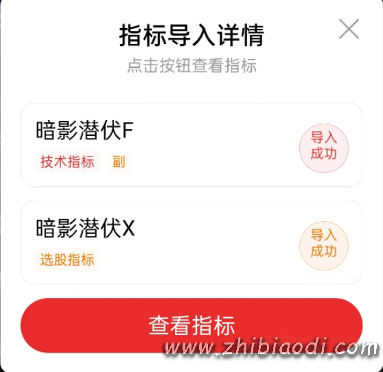 暗影潜伏指标