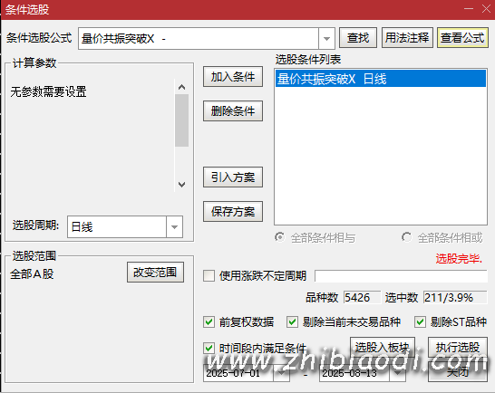 量价共振突破指标