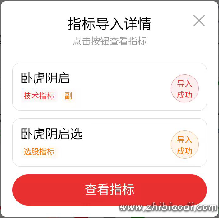 卧虎阴启指标