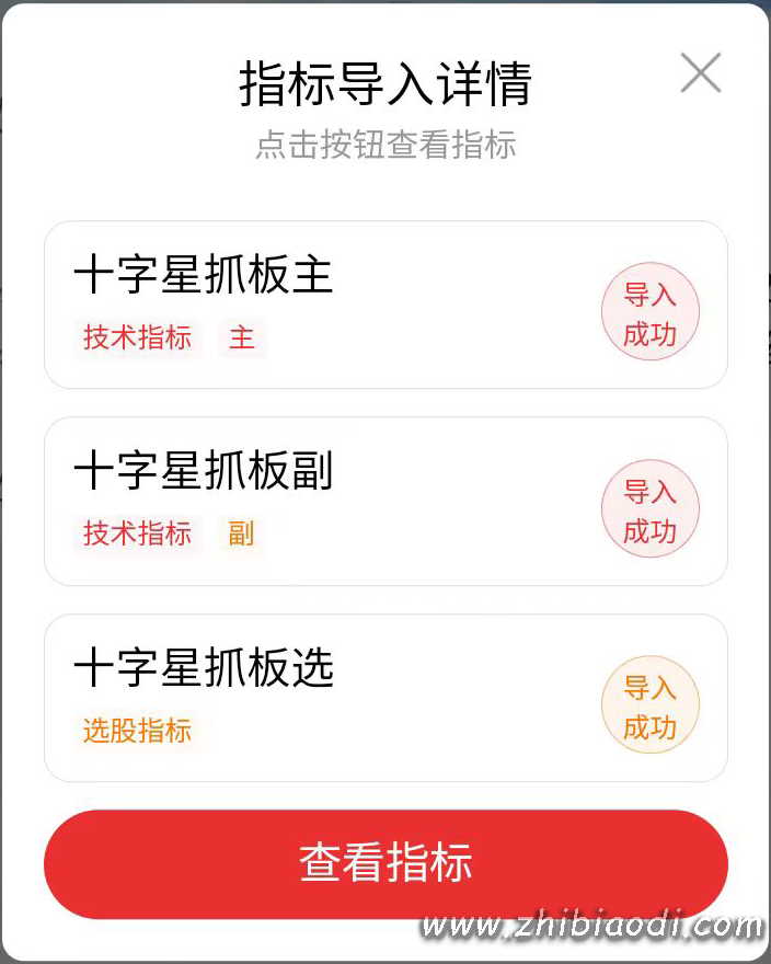 十字星抓板指标