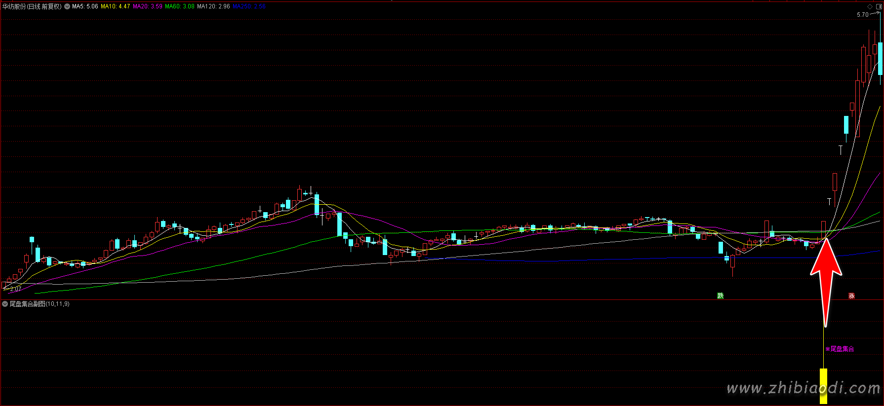 尾盘集合指标 尾盘集合指标