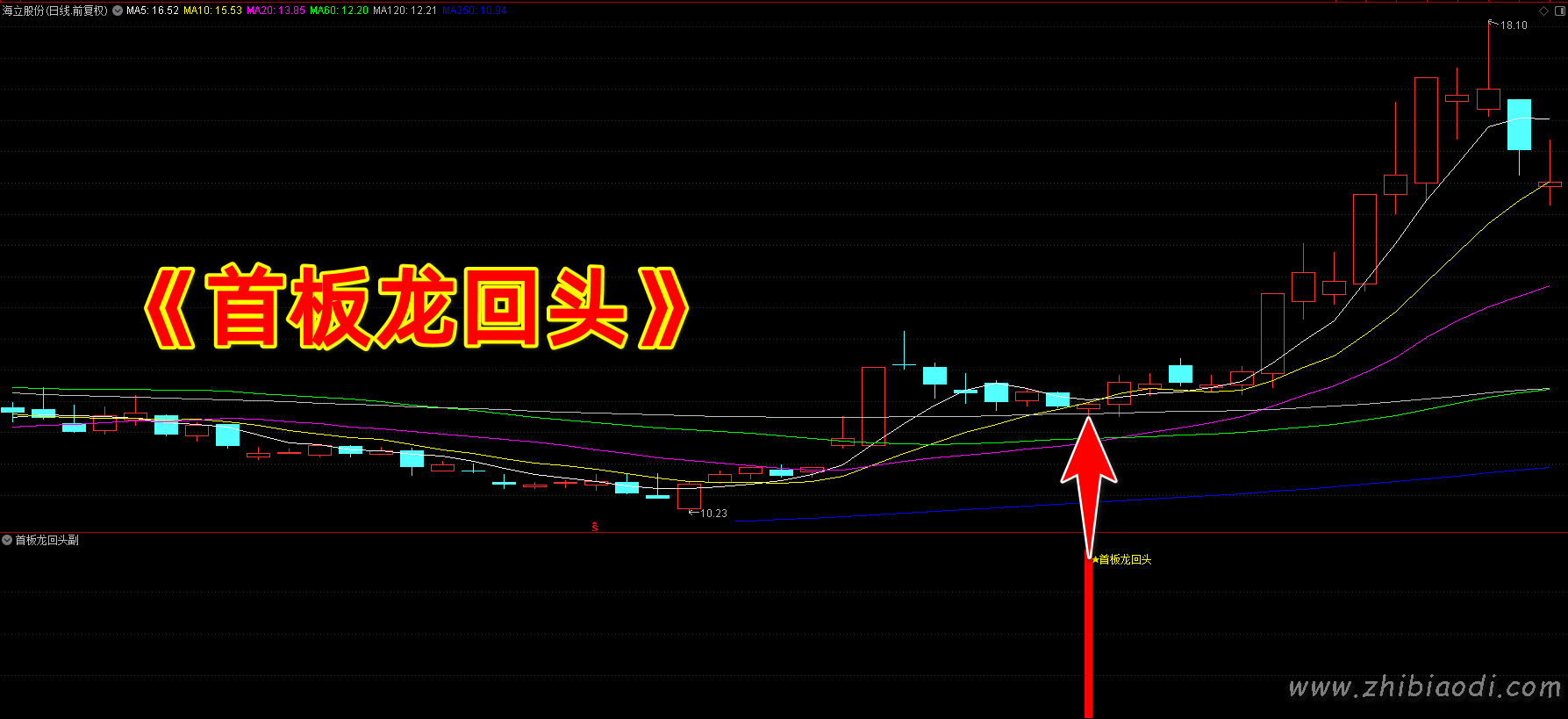 首板龙回头指标
