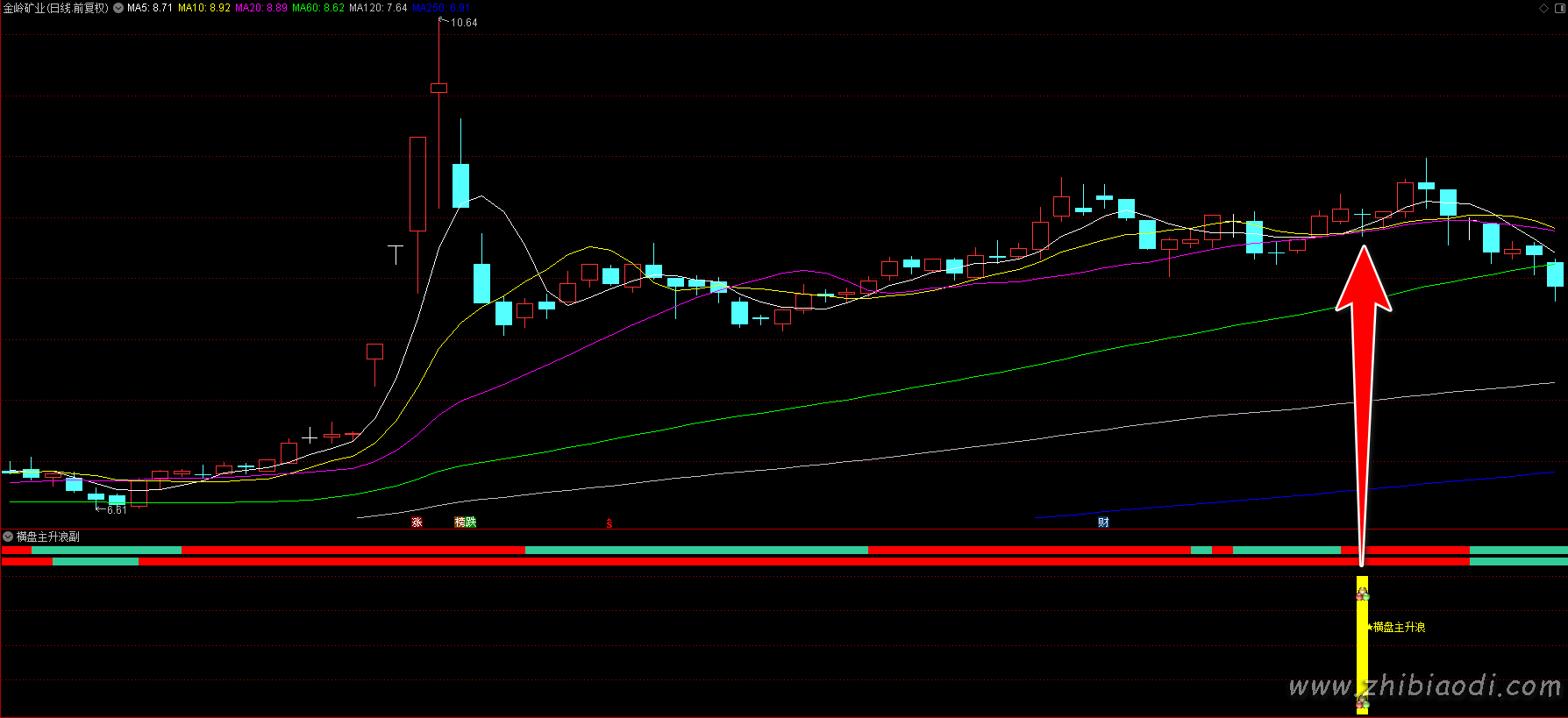 横盘主升浪指标 横盘主升浪指标