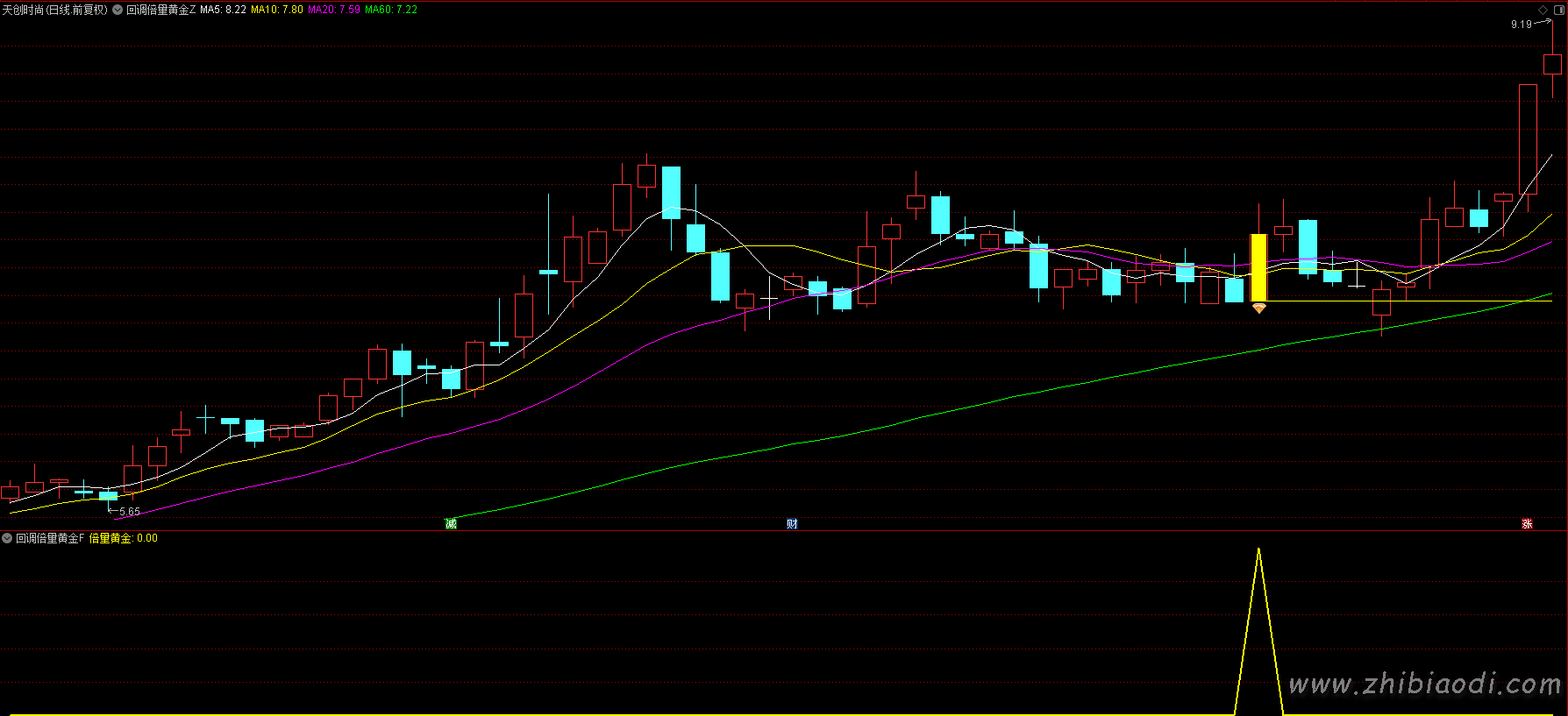 回调倍量黄金指标 回调倍量黄金指标