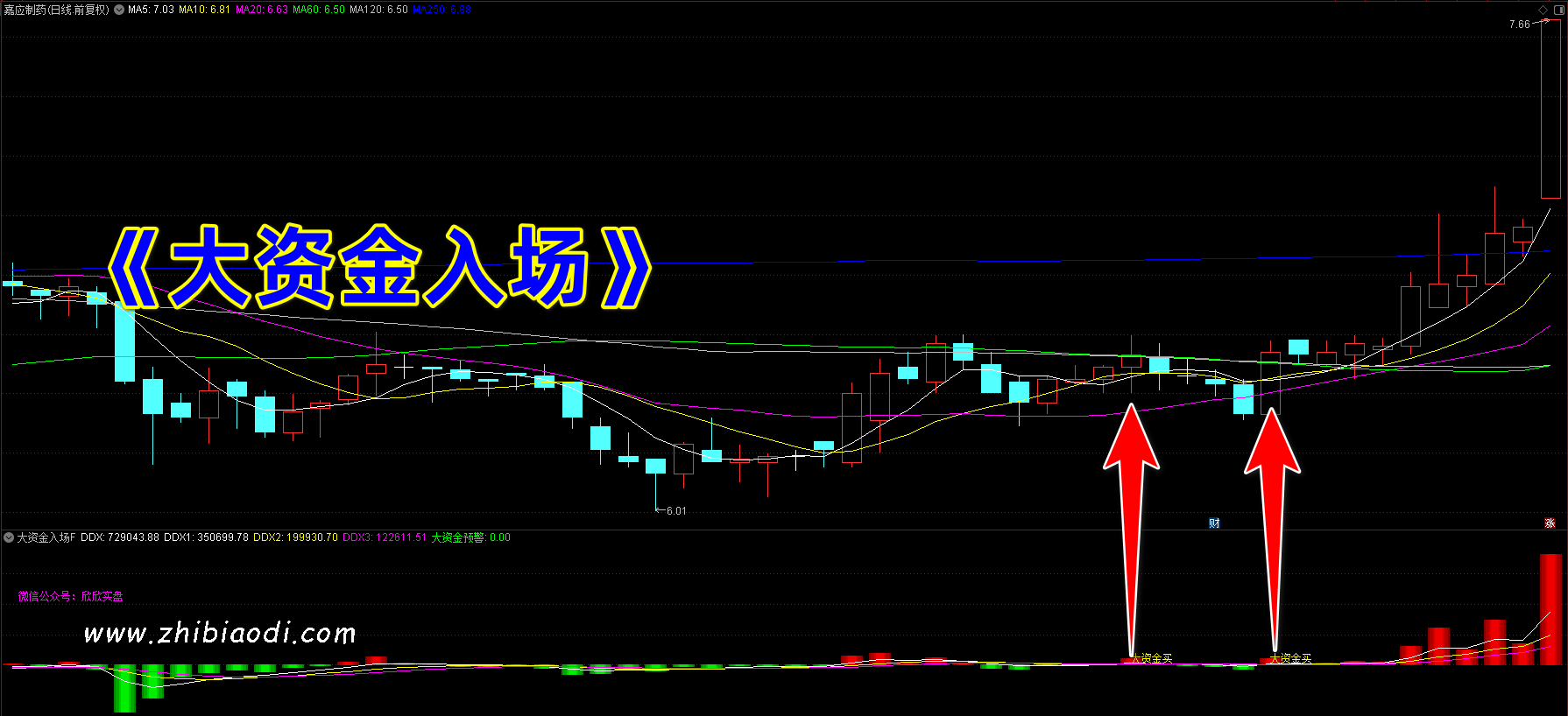 大资金入场指标