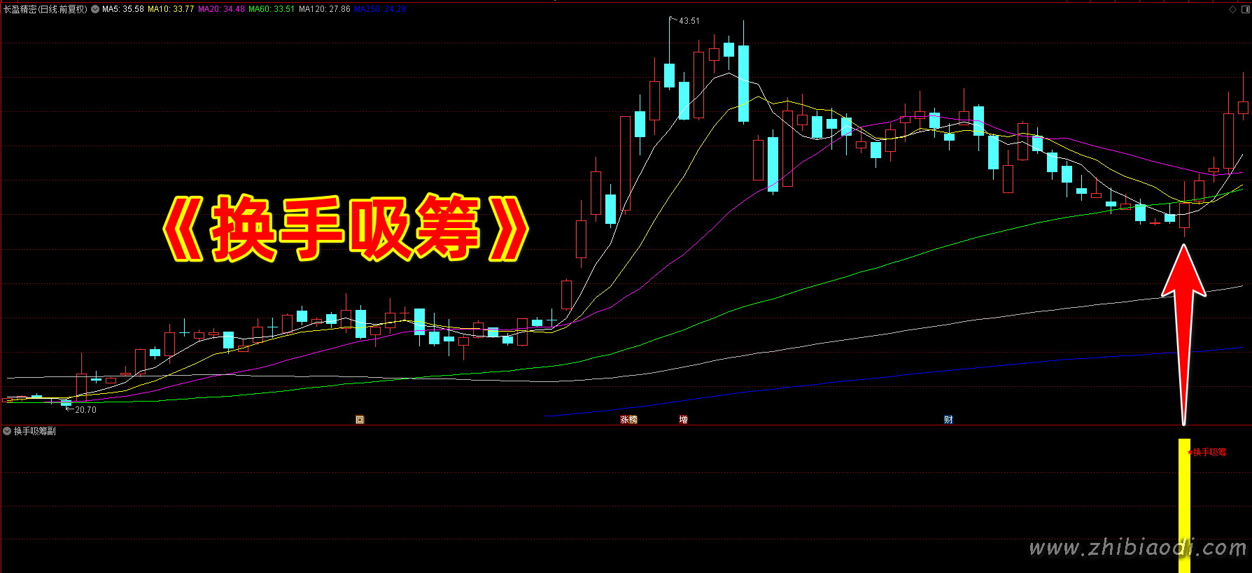 换手吸筹指标