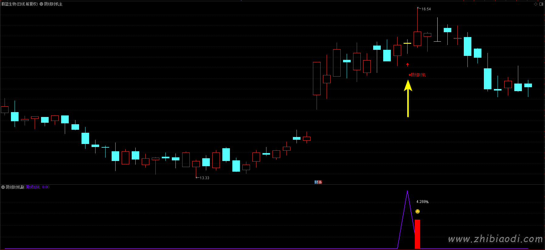 阴线时机指标 阴线时机指标