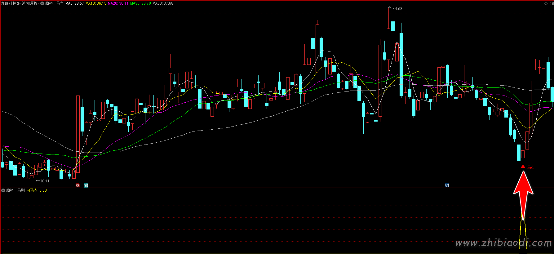 趋势回马指标 趋势回马指标