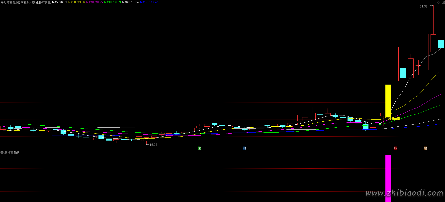 涨停前奏指标 涨停前奏指标