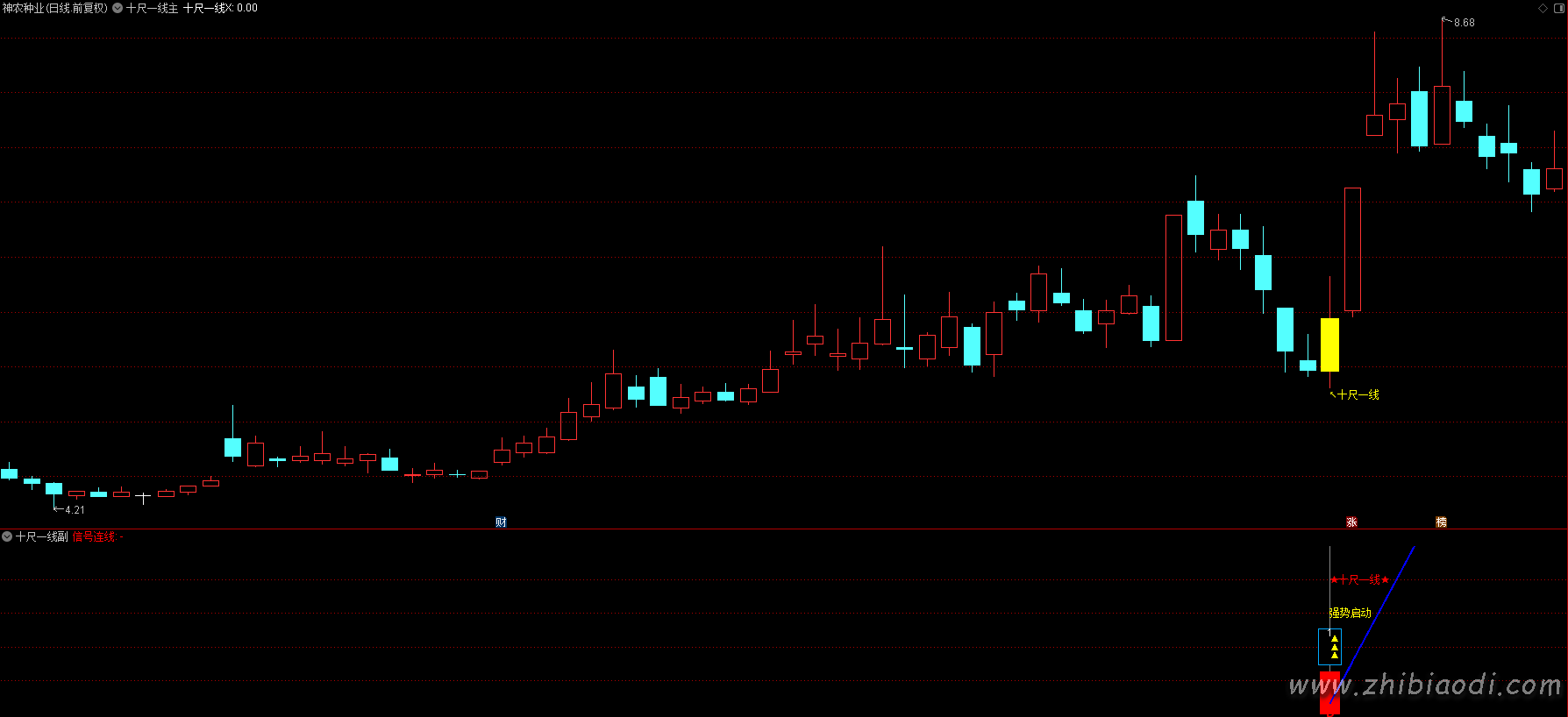 十尺一号线指标