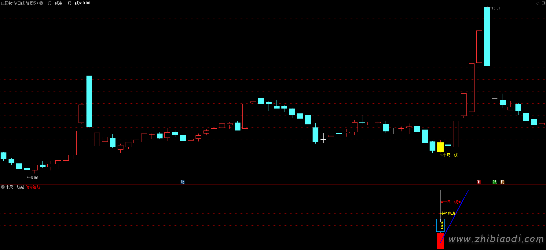 十尺一号线指标
