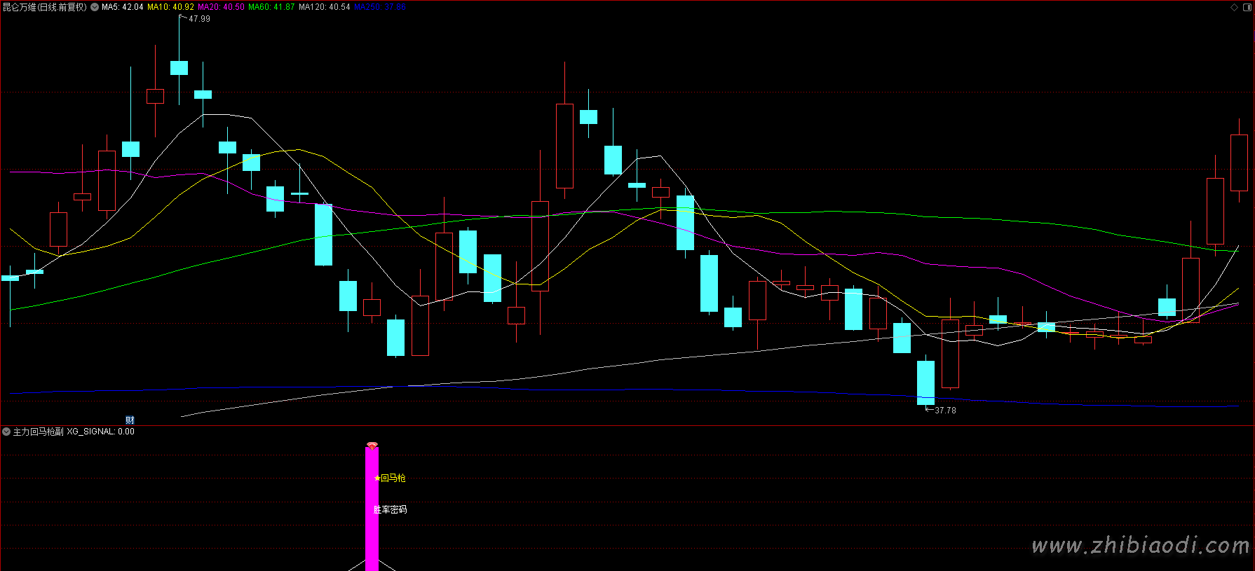主力回马枪指标