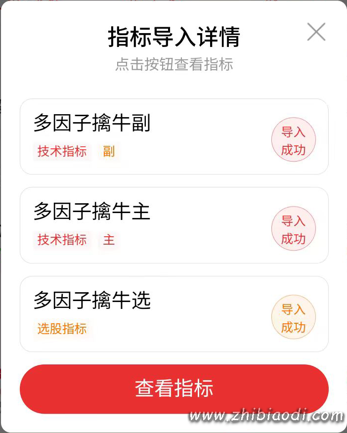 多因子擒牛指标