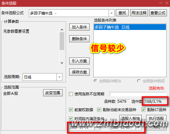 多因子擒牛指标