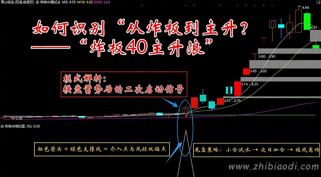 炸板40主升浪指标