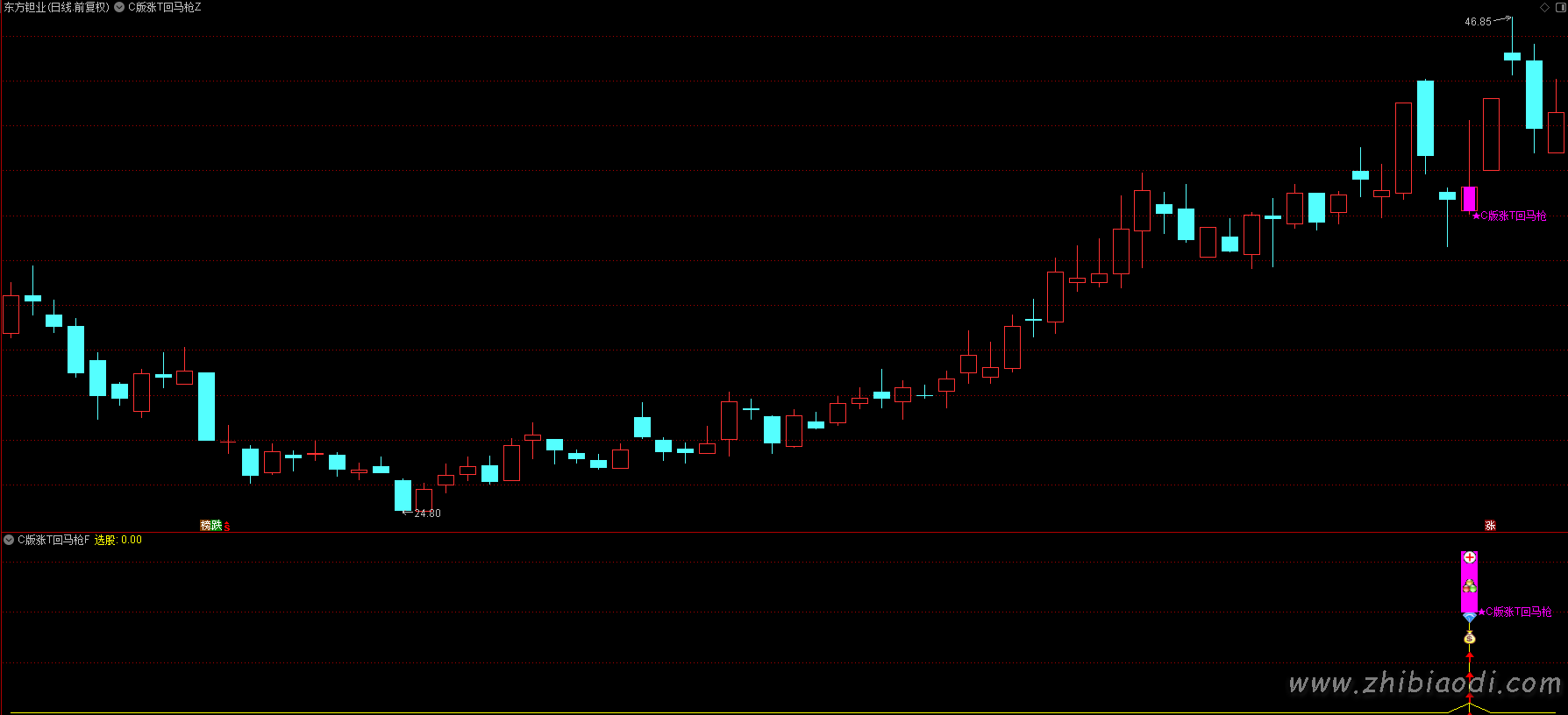 C版涨停回马枪指标