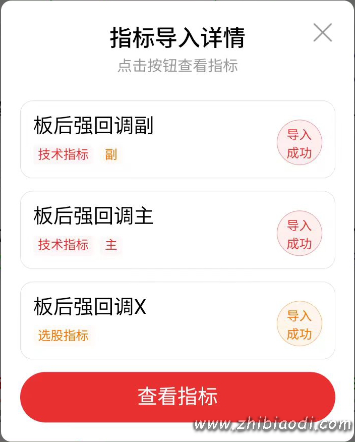 板后强回调指标