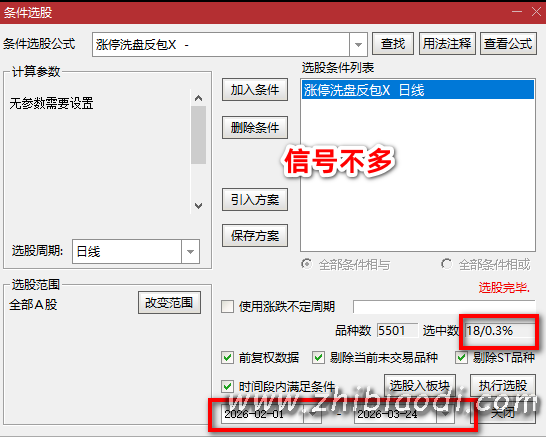 涨停洗盘反包指标