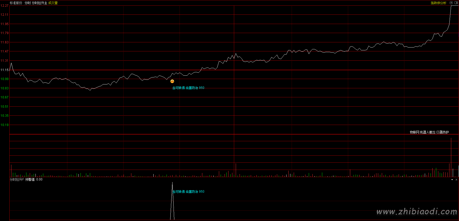 分时拉升辅助指标 分时拉升辅助指标