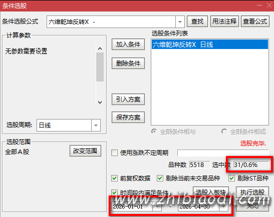 六维乾坤反转指标 六维乾坤反转指标