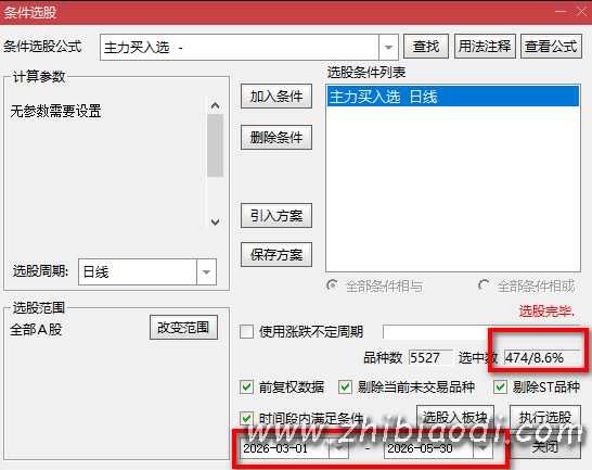 尾盘主力资金跟踪指标 尾盘主力资金跟踪指标