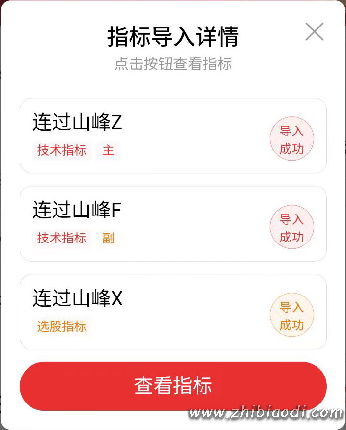 连过山峰指标