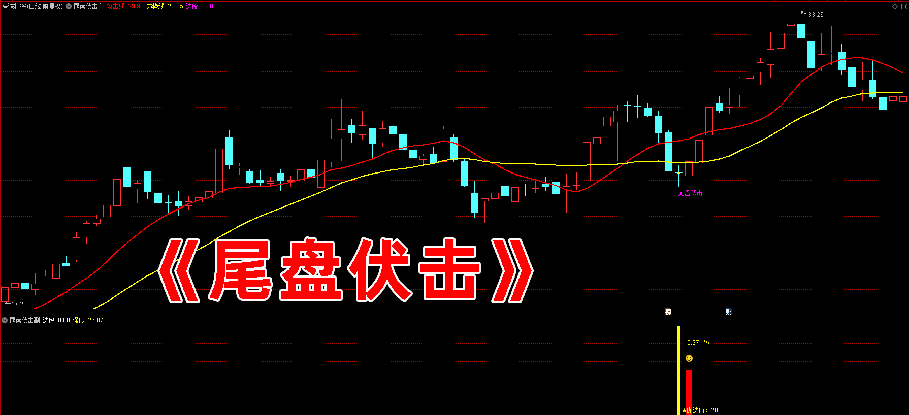 尾盘伏击指标