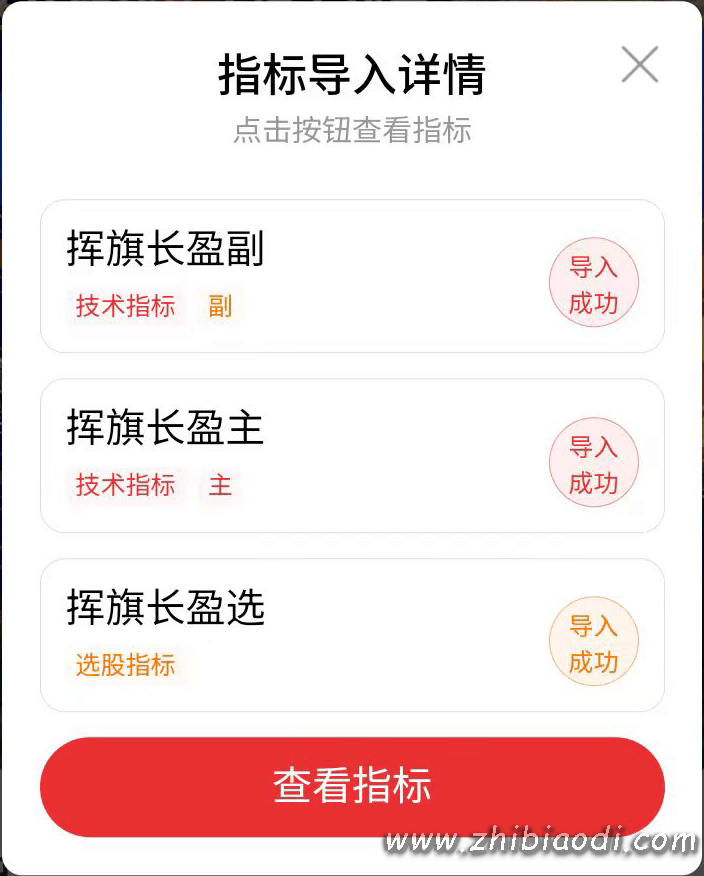 挥旗长盈指标
