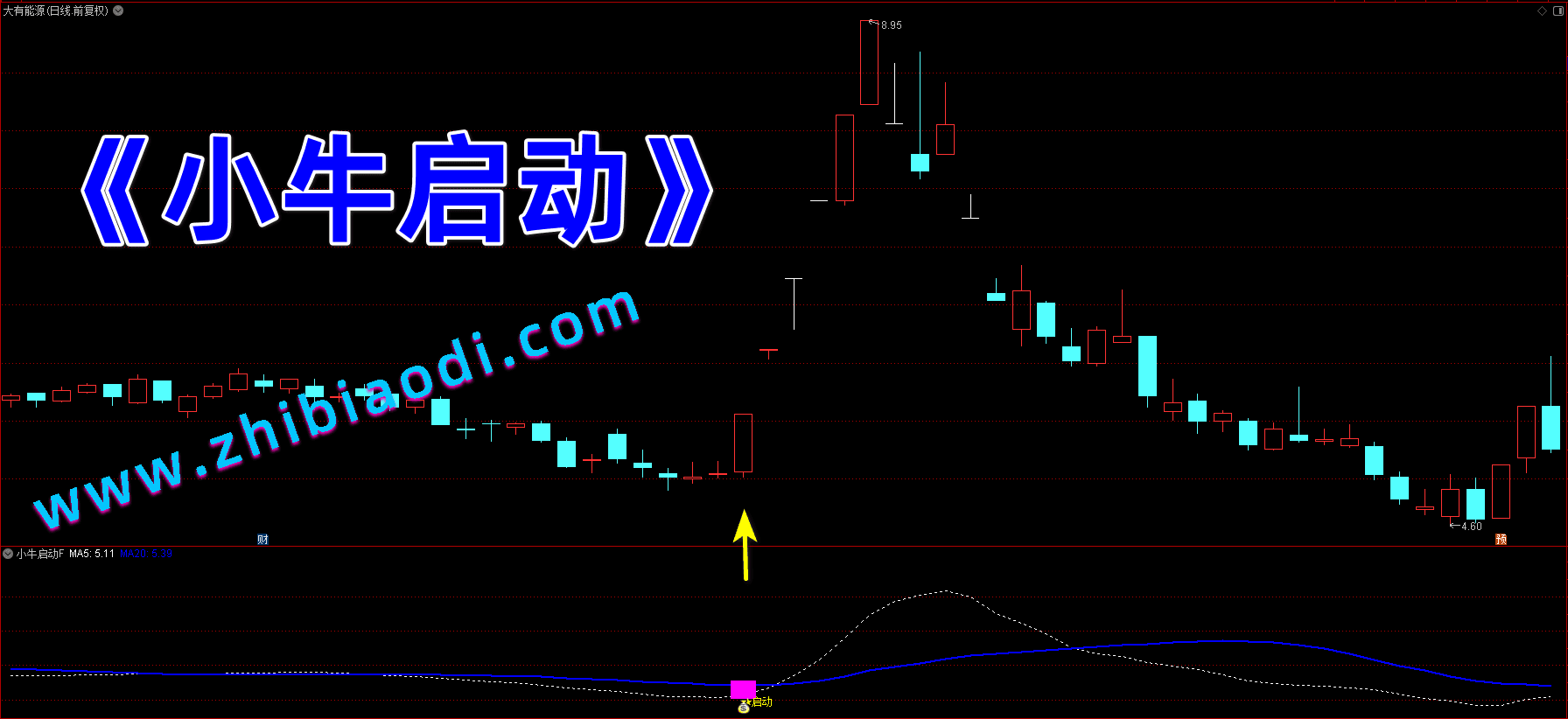 小牛启动指标