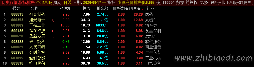 幽冥竞价指标 幽冥竞价指标